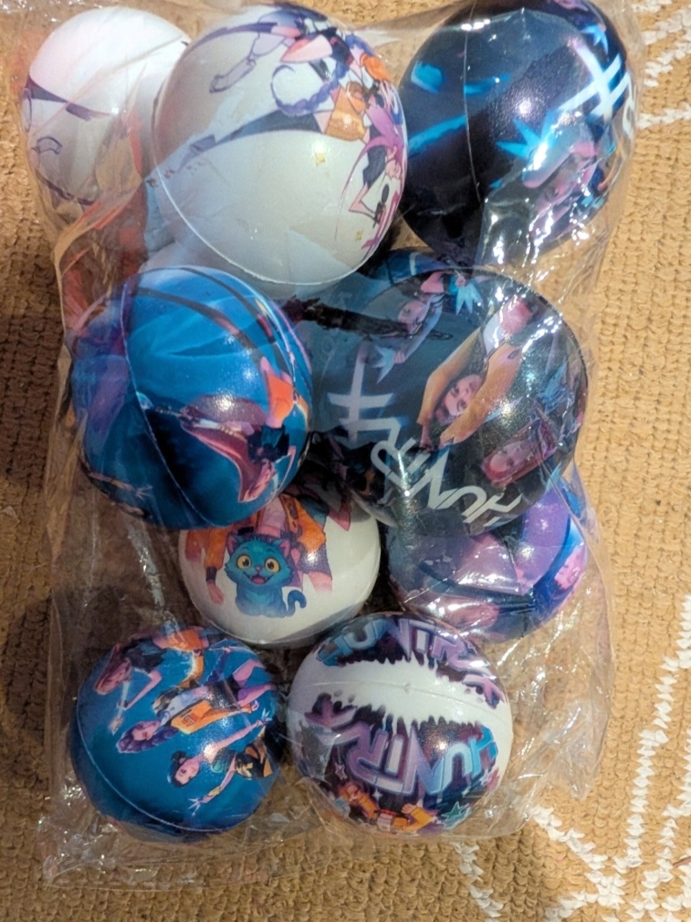 K-pop Demon Hunters Bouncy Balls - (Pack of 12)
